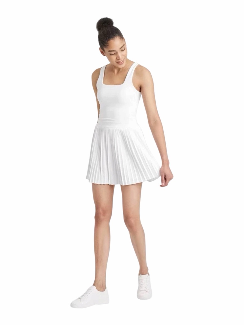 All‎ In Motion Women Tennis Active Athletic Dress with Built in Shorts Medium